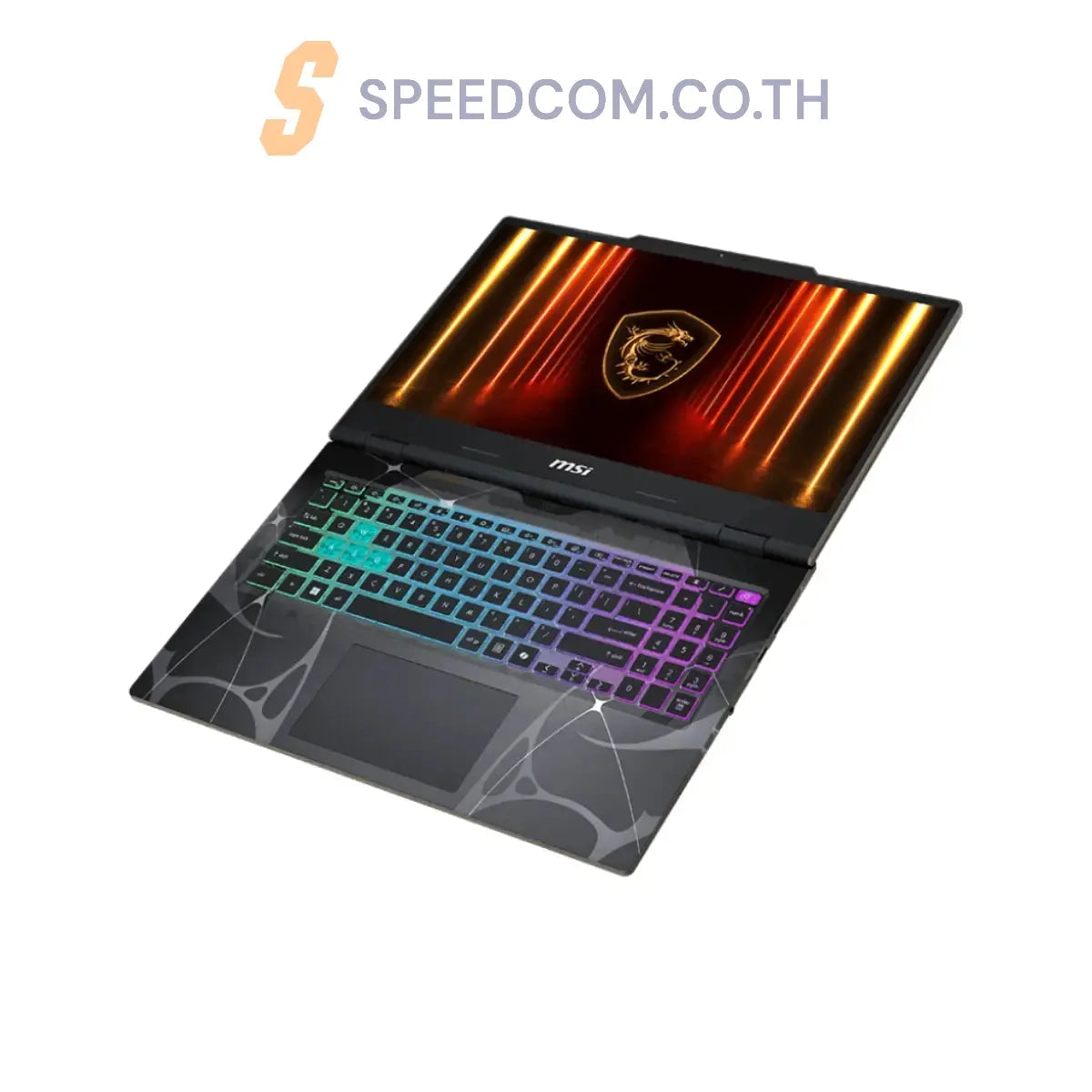 โน๊ตบุ๊ค MSI Cyborg 15 B2RWFKG-058TH Core 7 สีดำ (Translucent Black) - SpeedCom