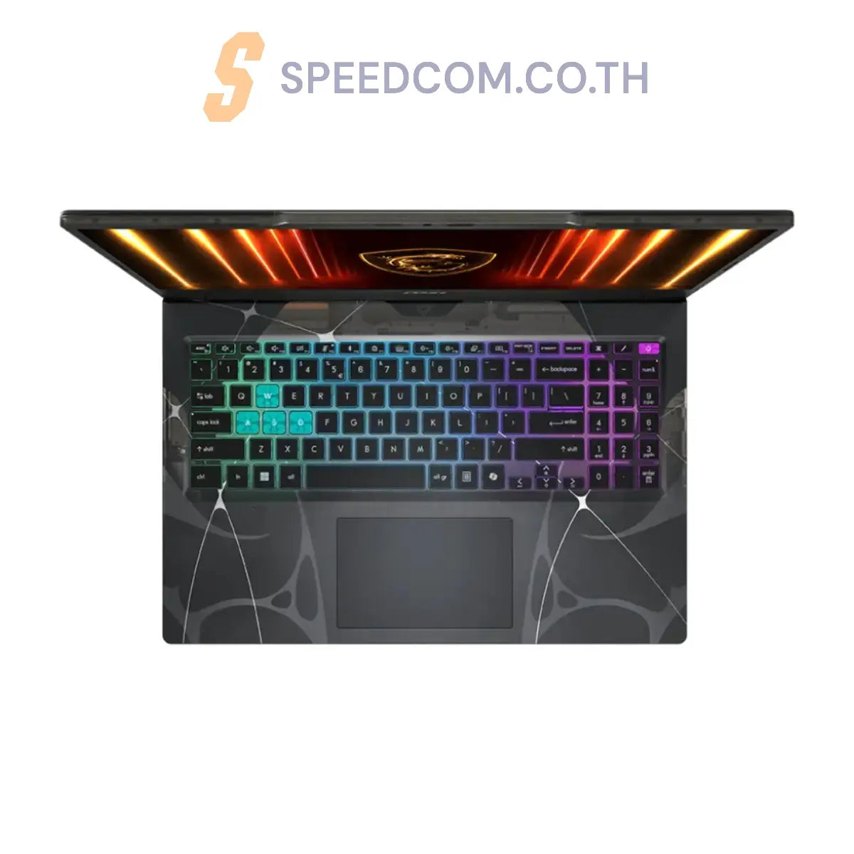 โน๊ตบุ๊ค MSI Cyborg 15 B2RWFKG-059TH Core 5 สีดำ (Translucent Black) - SpeedCom