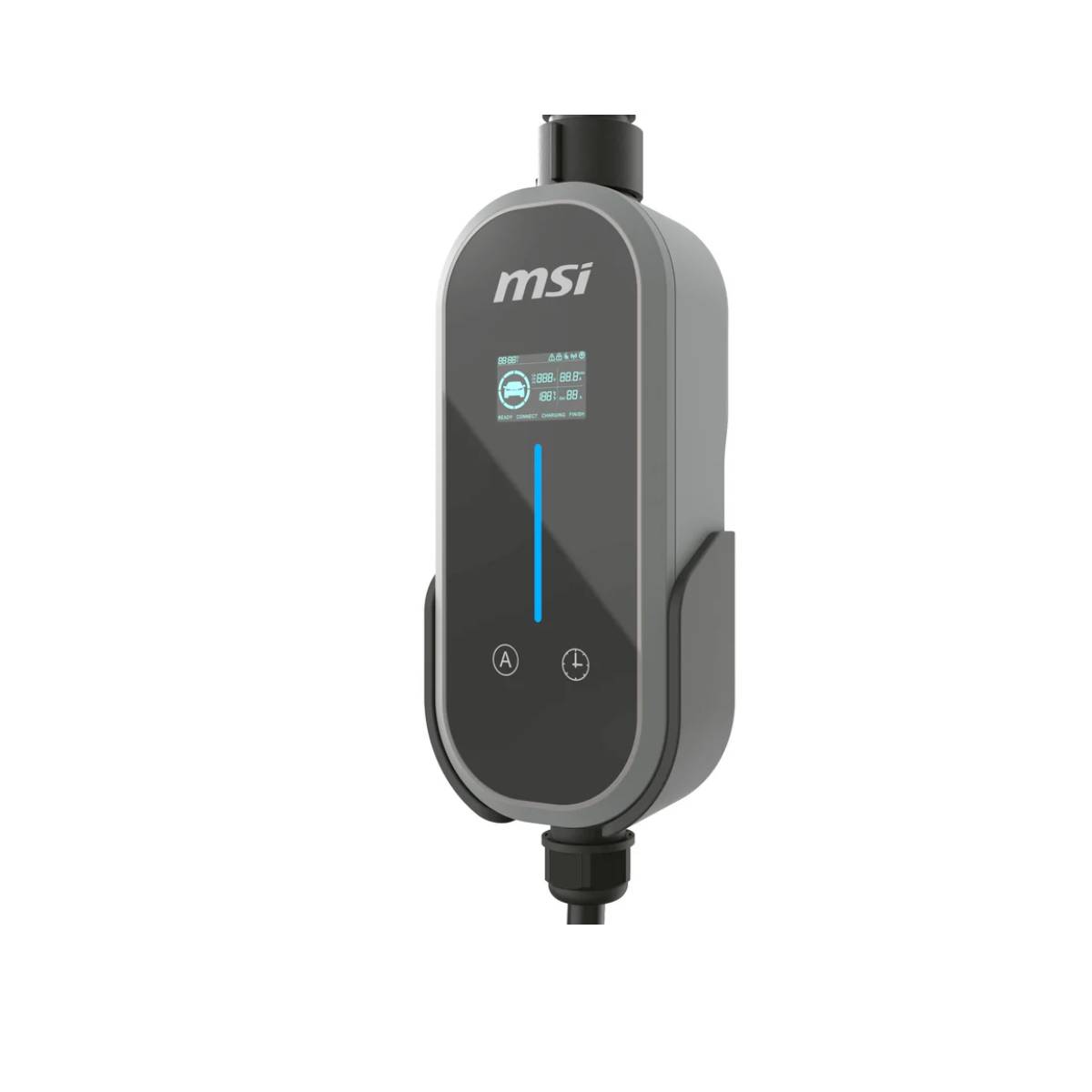 เครื่องชาร์จรถยนต์ไฟฟ้าแบบพกพา MSI EVSE EZGO EU 32A 1 PHASE BT [GRAY-GRAY]SpeedCom