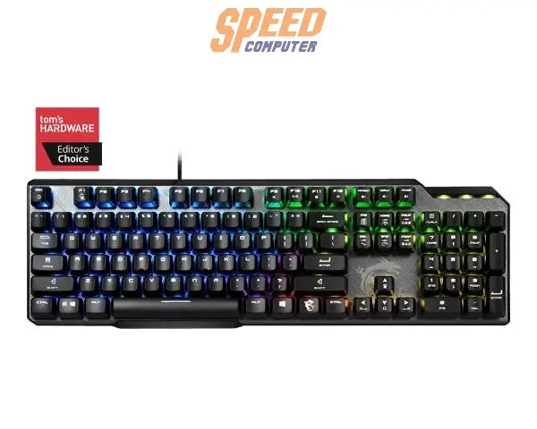 คีย์บอร์ด MSI GAMING KEYBOARDVIGOR GK50 LOW PROFILE SWITCH KAHIL LOW PROFILE BLUE TH/ENG 2Y - SpeedCom