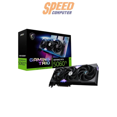 การ์ดจอ MSI GeForce RTX 5060 Ti 16G GAMING TRIO OC GDDR7SpeedCom