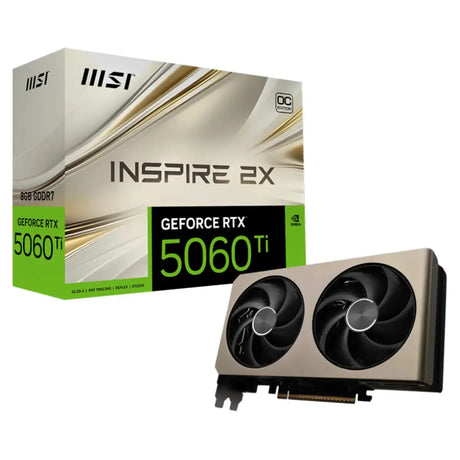 การ์ดจอ MSI GeForce RTX 5060 Ti 8G INSPIRE 2X OC GDDR7 - SpeedCom