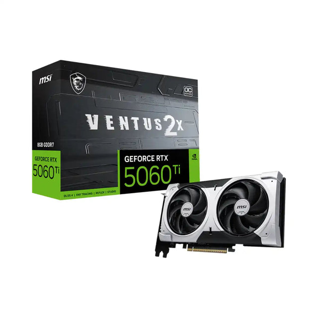 การ์ดจอ MSI GeForce RTX 5060 Ti 8G VENTUS 2X OC PLUS GDDR7SpeedCom