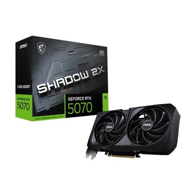 การ์ดจอ MSI GeForce RTX 5070 12G SHADOW 2X OC 12GB GDDR7SpeedCom