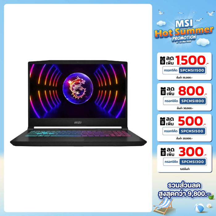 Notebook MSI Katana 17 B13VFK-1064TH i7 Gen13 สีดำ