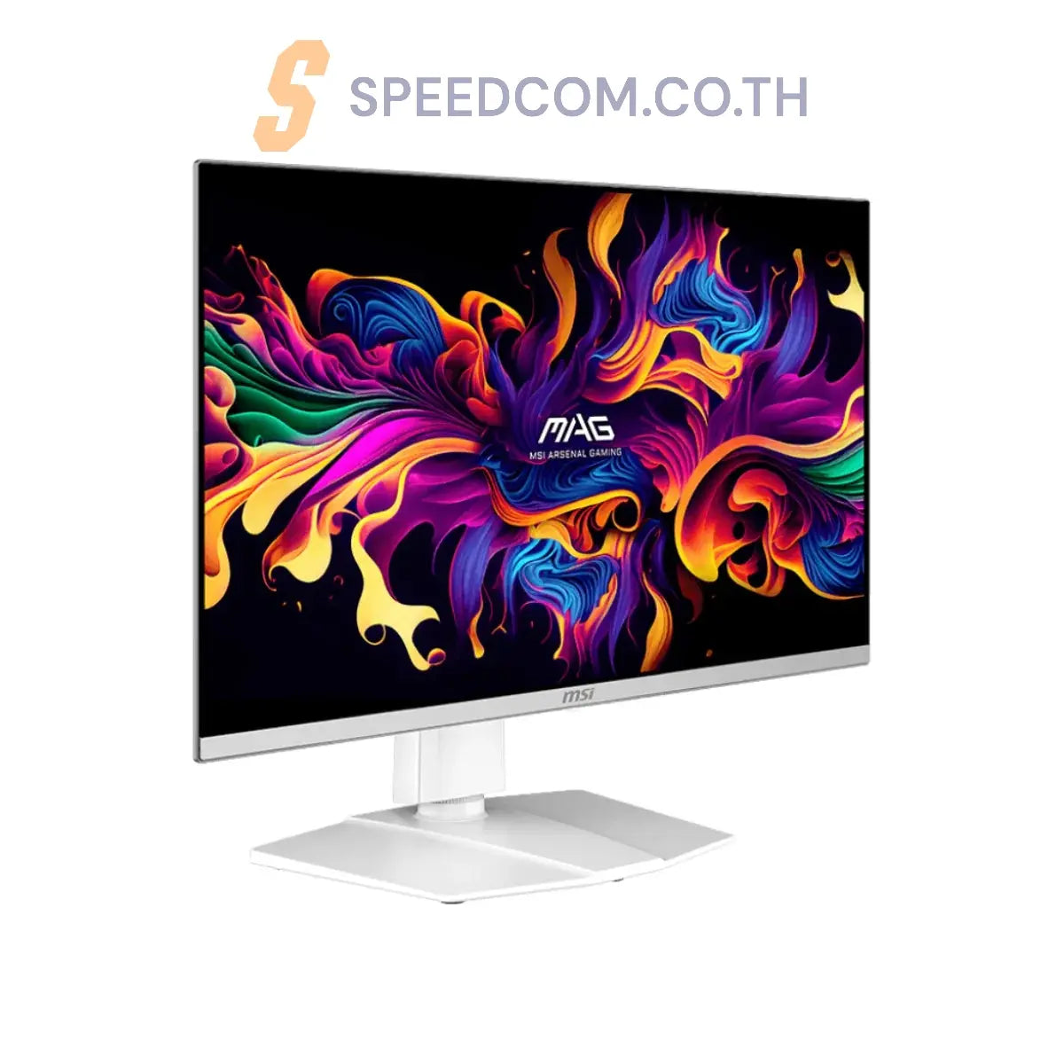 จอมอนิเตอร์ MSI MAG 272QPW QD OLED 27" 280Hz สีขาว - SpeedCom