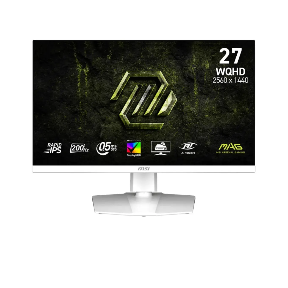 จอมอนิเตอร์ MSI MAG 274QRFW E20 27.0" Rapid IPS 200Hz สีขาวSpeedCom