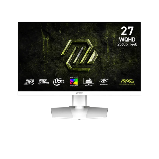 จอมอนิเตอร์ MSI MAG 274QRFW E20 27.0" Rapid IPS 200Hz สีขาวSpeedCom