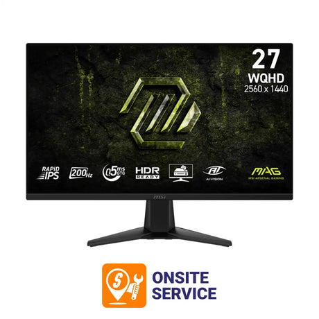 จอมอนิเตอร์ MSI MAG 275QF-E20 27.0" IPS 200Hz สีดำ