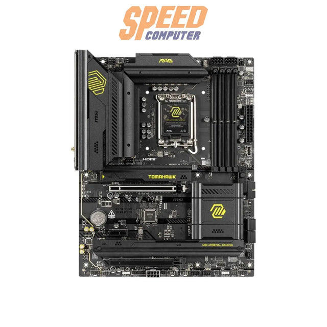 เมนบอร์ด MSI MAG B860 TOMAHAWK รองรับซีพียู Intel LGA 1851 และแรม DDR5 มาพร้อม Wi-Fi ในตัว ดีไซน์ดุดัน เหมาะสำหรับเกมเมอร์และผู้ใช้งานระดับสูง