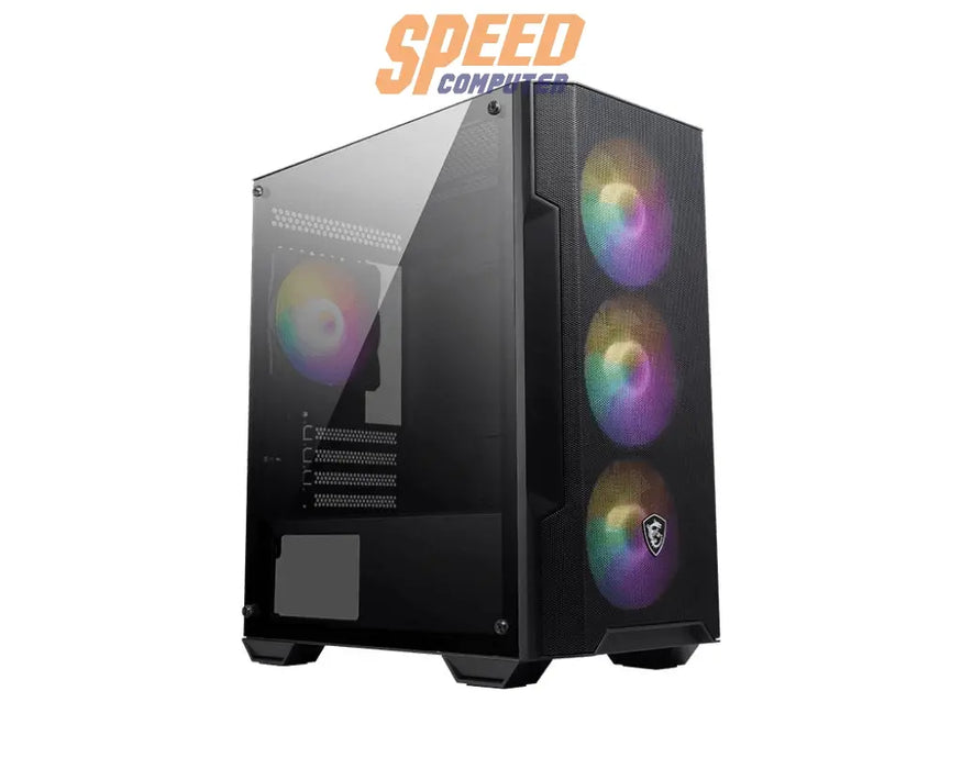 เคส MSI MAG FORGE M100A Micro Tower Micro ATX สีดำ - SpeedCom