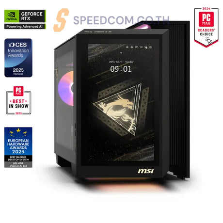 คอมพิวเตอร์ตั้งโต๊ะ MSI MEG VISION X AI 2NVZ9-220TH Ultra 9 สีดำ