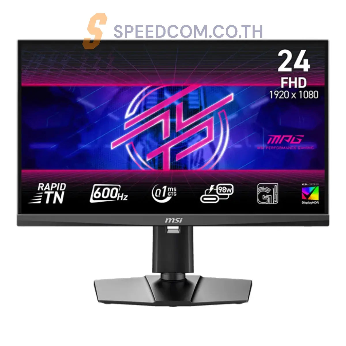 จอมอนิเตอร์ MSI MPG 242R X60 Rapid TN 24.1" 600Hz สีดำ - SpeedCom