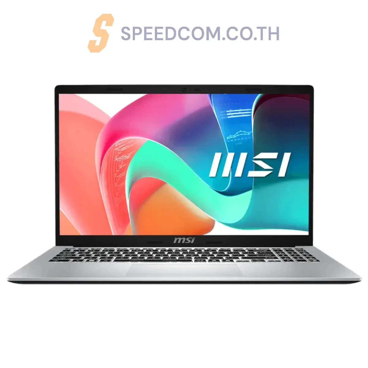 โน๊ตบุ๊ค MSI Modern 15 F13MXG-859TH i5 Gen 13  สีเทา (Platinum Gray) - SpeedCom