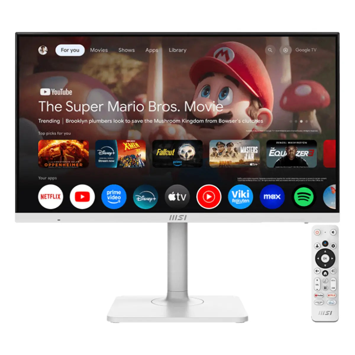 จอมอนิเตอร์ MSI Modern MD272UPSW 27" IPS 60Hz สีขาว - SpeedCom