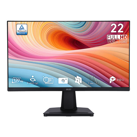 จอมอนิเตอร์ MSI PRO MP225 E12VL 21.45" FHD 120Hz สีดำ - SpeedCom