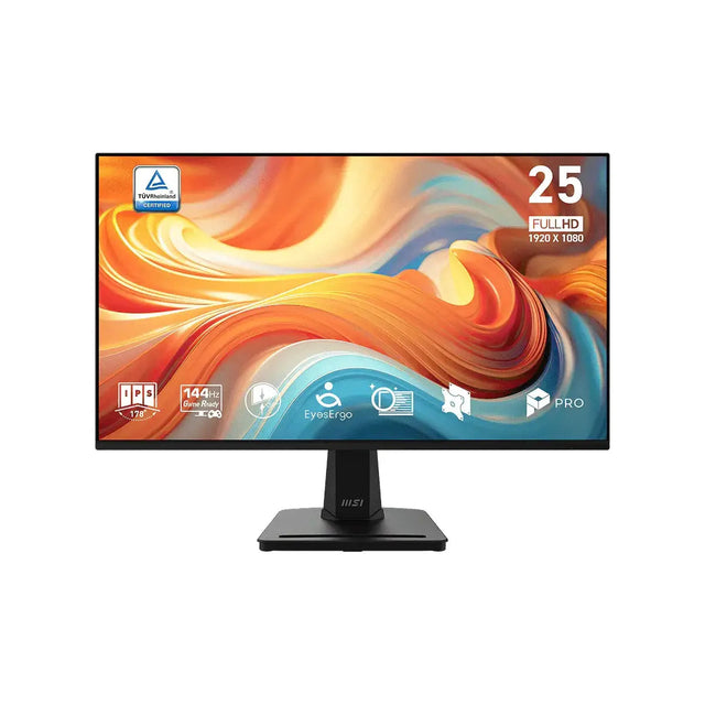 จอมอนิเตอร์ MSI PRO MP251 E14L 24.5" IPS 144Hz สีดำ - SpeedCom