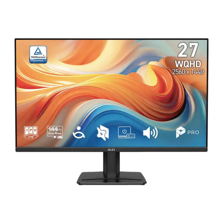 จอมอนิเตอร์ MSI PRO MP275Q E14 27.0" IPS 2K 144 Hz สีดำ - SpeedCom