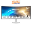 จอมอนิเตอร์ MSI PRO MP341CQW 34.0" VA 2K 100Hz สีขาว - SpeedCom
