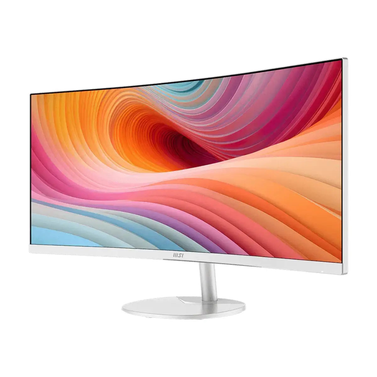 จอมอนิเตอร์ MSI PRO MP341CQW E12 34.0" VA 2K 120Hz สีขาว - SpeedCom