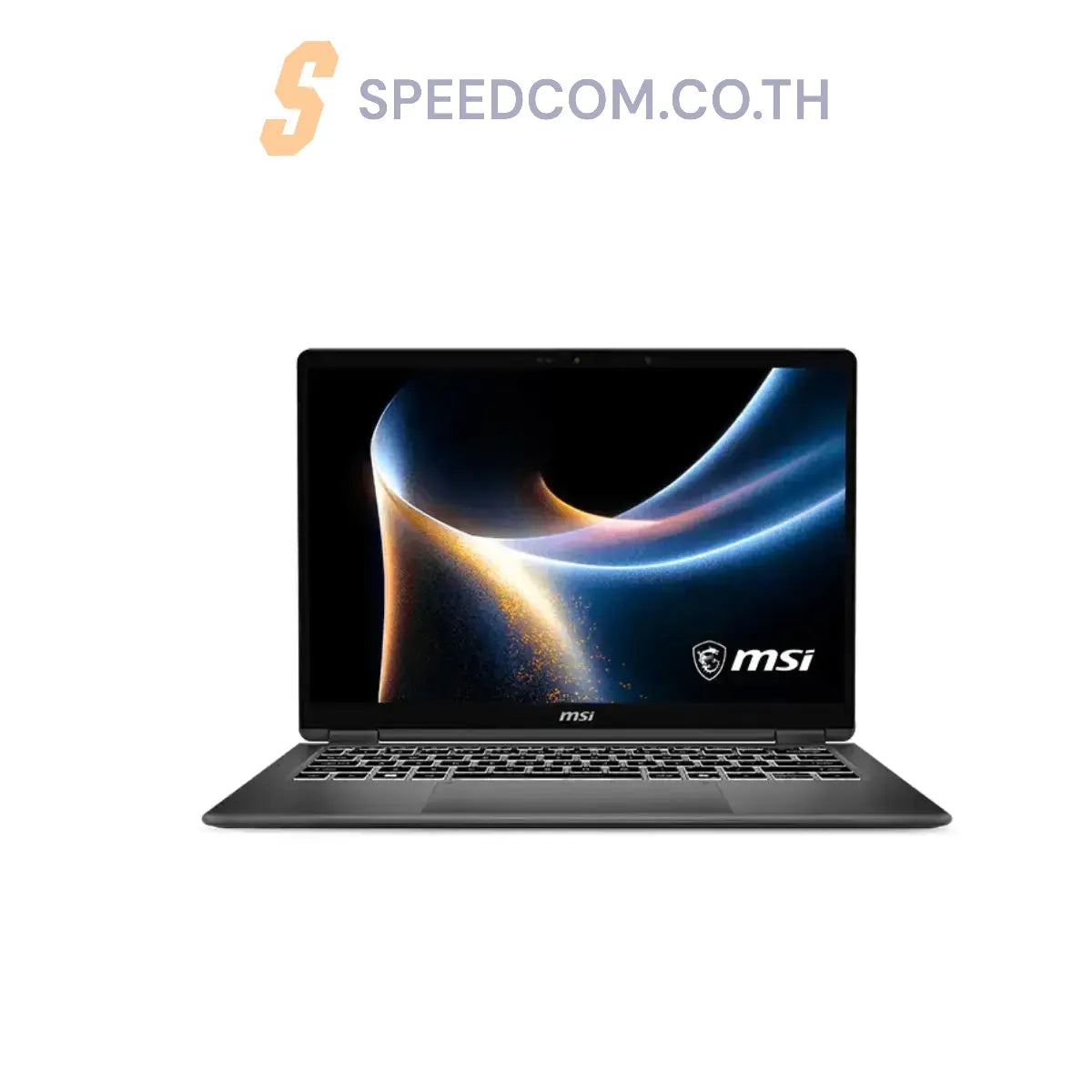 โน๊ตบุ๊ค MSI Prestige 14 FLIP AI D3MTG-036TH Ultra 9 สีเทา (Platinum Gray) - SpeedCom