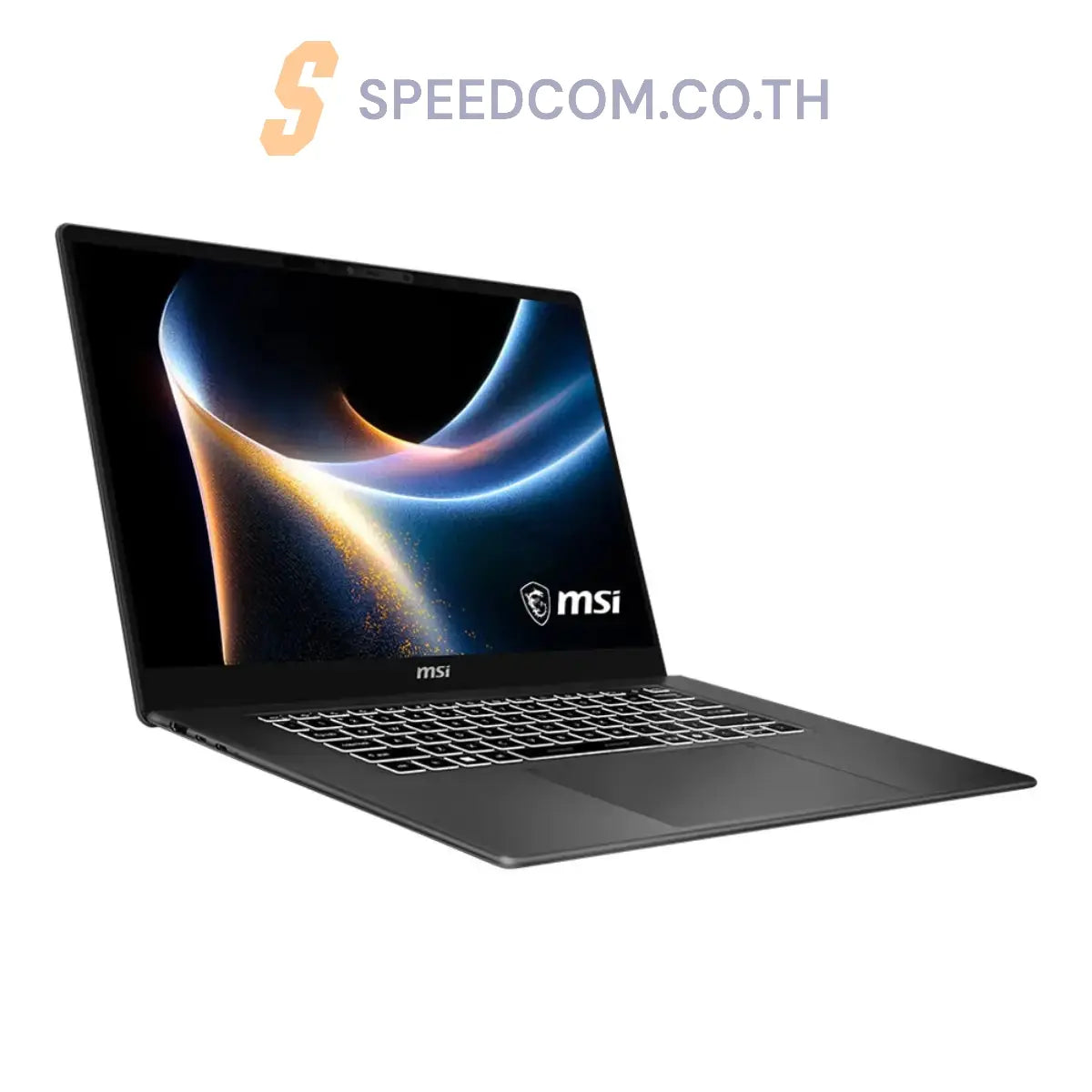 โน๊ตบุ๊ค MSI Prestige 16 AI C3MG-038TH Ultra 7 สีเทา (PLATINUM GRAY) - SpeedCom