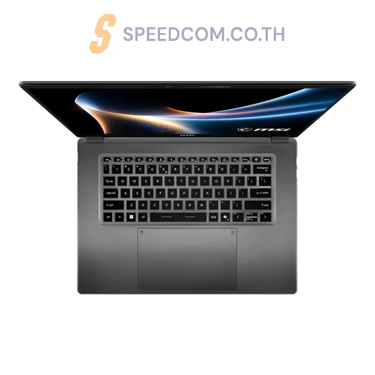 โน๊ตบุ๊ค MSI Prestige 16 AI C3MG-038TH Ultra 7 สีเทา (PLATINUM GRAY) - SpeedCom