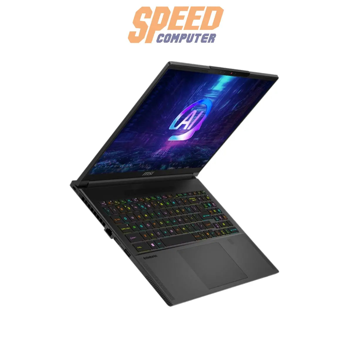 โน๊ตบุ๊ค MSI Stealth A16 AI+ A3XVGG - 091TH Ryzen AI 9 สีดำ (Core Black) - SpeedCom