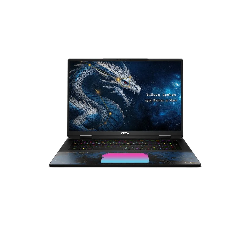 โน๊ตบุ๊ค MSI Titan 18 HX Dragon Edition Draco Epic A2WJ-1231TH สีดำ