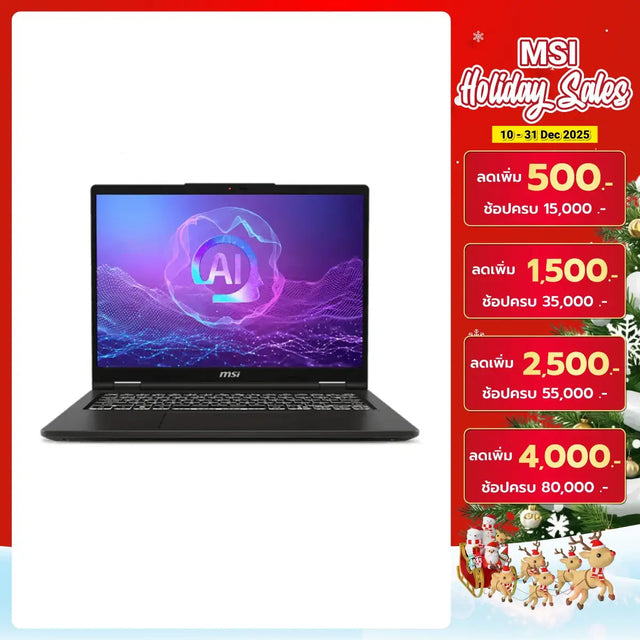 โน๊ตบุ๊ค MSI Venture 15 A14 AI+ A3HMG-015TH Ryzen AI 7 สีเทา (Solid Gray) - SpeedCom