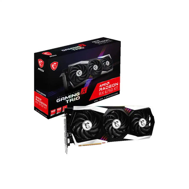 การ์ดจอ MSI Radeon RX 6750 XT GAMING X TRIO 12GSpeedCom