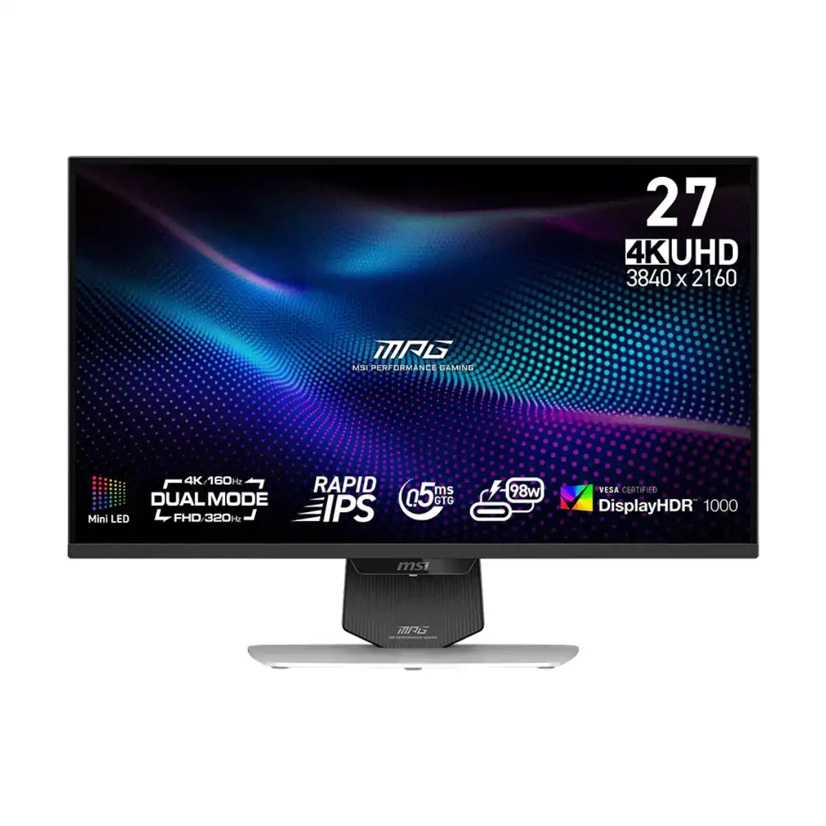 จอมอนิเตอร์ MSI MPG 274URDFW E16M 27" 160 Hz สีขาวSpeedCom