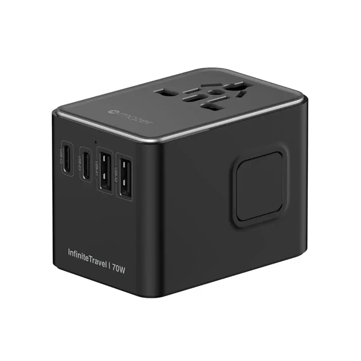 หัวชาร์จ Mazer M-IFTRAVEL170PD-BG Travel 70W 3xC 2xUSB
