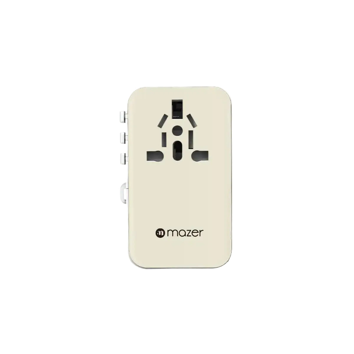 หัวแปลงปลั๊กไฟ Mazer M-IFTravel370-WT Travel 2400W PD70W 2USB