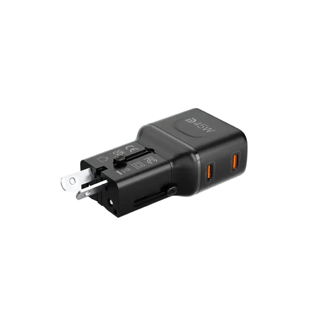 หัวแปลงปลั๊กไฟ Mazer Travel Pocket PD 45W Universal Travel Charger