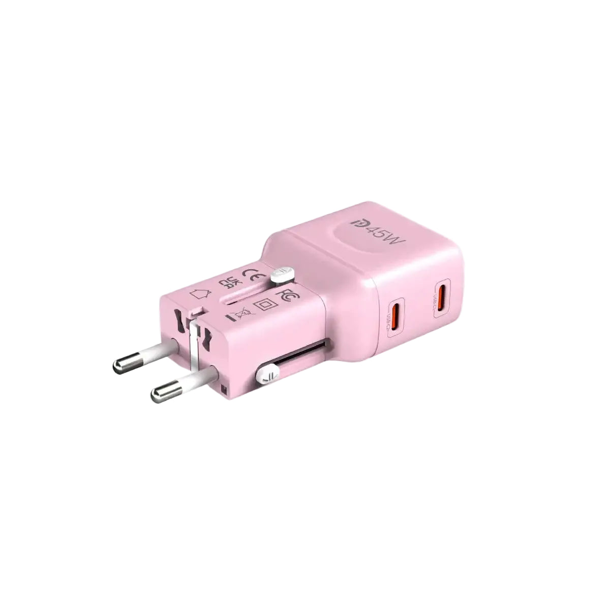 หัวแปลงปลั๊กไฟ Mazer Travel Pocket PD 45W Universal Travel Charger