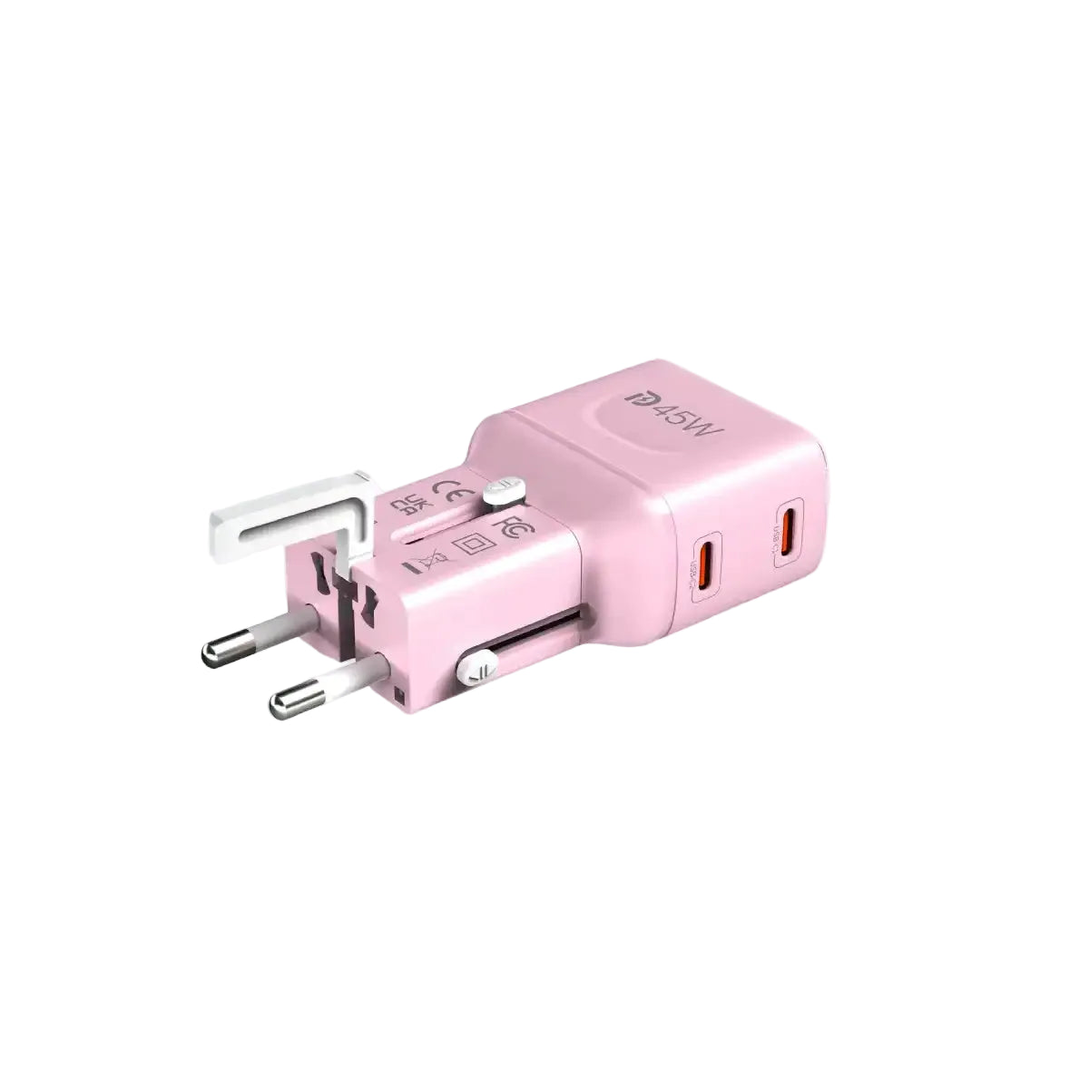 หัวแปลงปลั๊กไฟ Mazer Travel Pocket PD 45W Universal Travel Charger