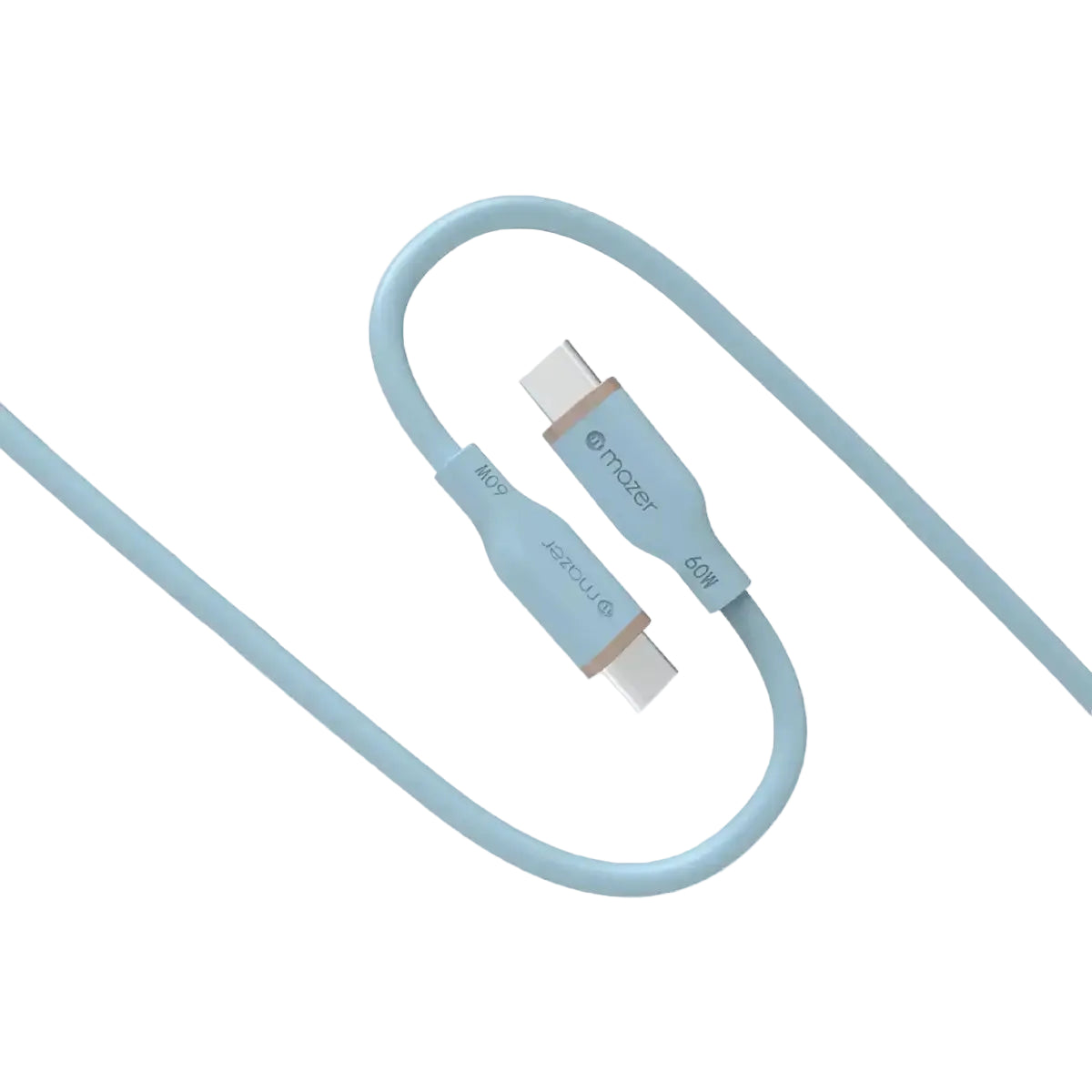 สายชาร์จ Mazer UltraFlex USB C to C 60W 2M Flex Silicon Cable