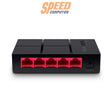 สวิตช์ฮับ Mercusys MS105G 5 - Port 10/100/1,000 Mbps Desktop Switch สีดำ - SpeedCom