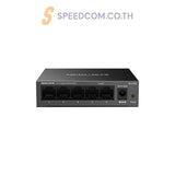 สวิตช์ฮับ Mercusys MS105GS 5-Port Gigabit Desktop Switch สีดำ