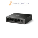 สวิตช์ฮับ Mercusys MS105GS 5-Port Gigabit Desktop Switch สีดำ