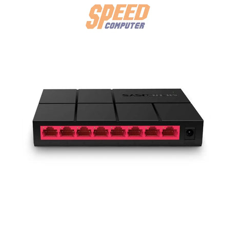 สวิตช์ฮับ Mercusys MS108G 8 - Port 10/100/1,000 Mbps Desktop Switch สีดำ - SpeedCom