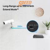 สวิตช์ฮับ Mercusys MS110P 10 - Port Desktop Switch with 8 - Port PoE+ สีดำ - SpeedCom