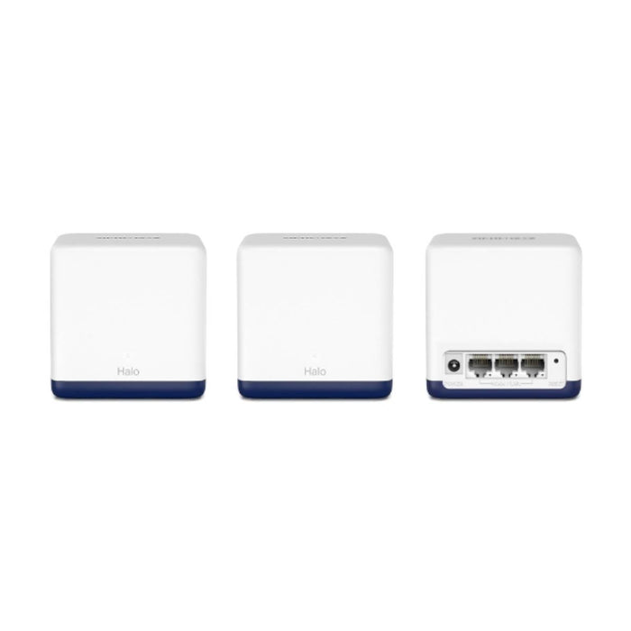 อุปกรณ์กระจายสัญญาณ Mercusys Halo H50G AC1900 Mesh Wi-Fi System 3-PACK WHITE