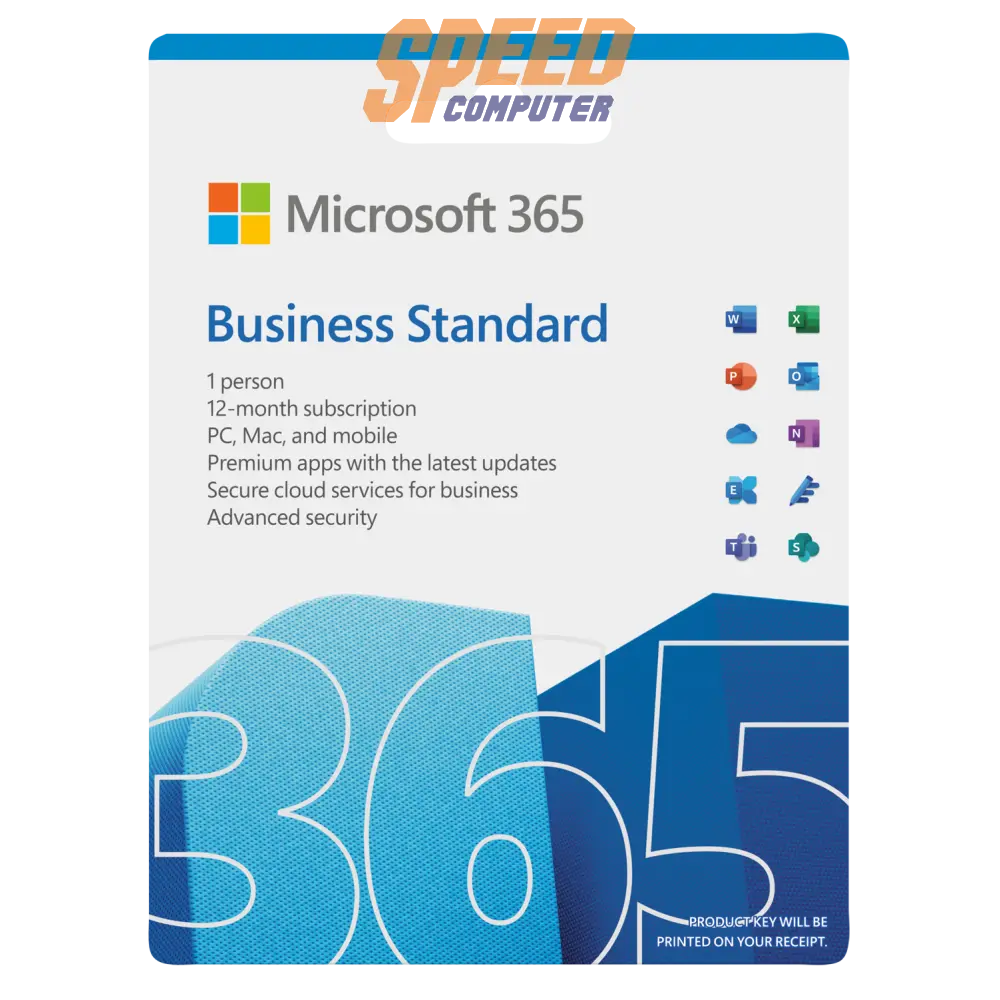 ซอฟต์แวร์ลิขสิทธิ์เเท้ Microsoft 365 Business Standard ESD (KLQ-00209)SpeedCom