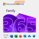 ซอฟต์แวร์ลิขสิทธิ์เเท้ Microsoft 365 Family ESD (EP2-36890)SpeedCom