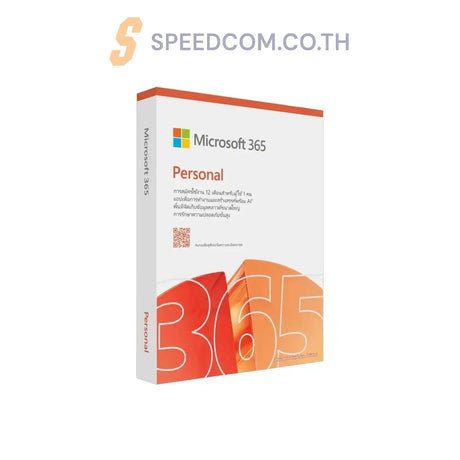 ซอฟต์แวร์ลิขสิทธิ์เเท้ Microsoft 365 Personal English APAC Subscr 1YR Medialess FY25H2