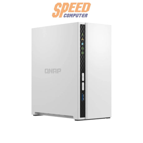 อุปกรณ์จัดเก็บข้อมูลบนเครือข่าย NAS QNAP - TS - 233 ARM 4Core Coretex A55 สีขาว - SpeedCom
