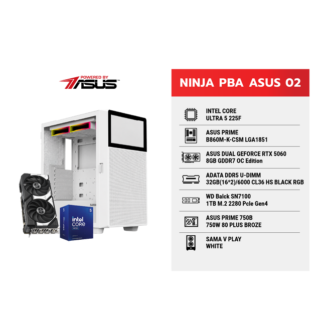 คอมประกอบ NINJA 02 Powered By ASUSSpeedCom