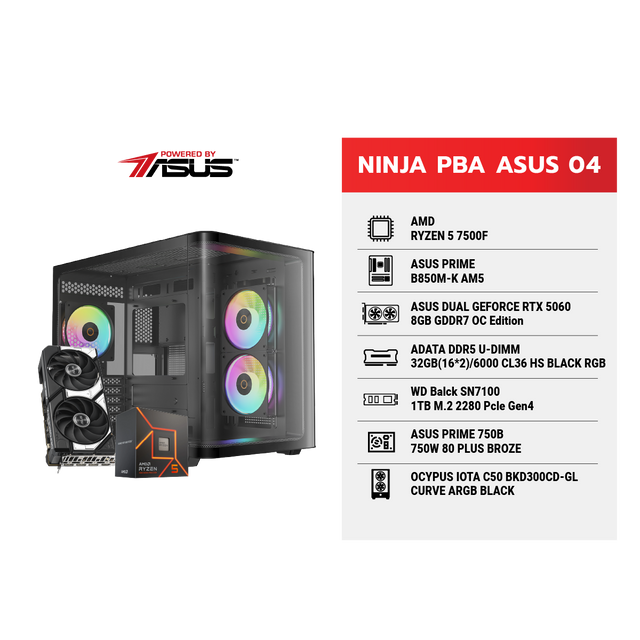 คอมประกอบ NINJA 04 Powered By ASUSSpeedCom